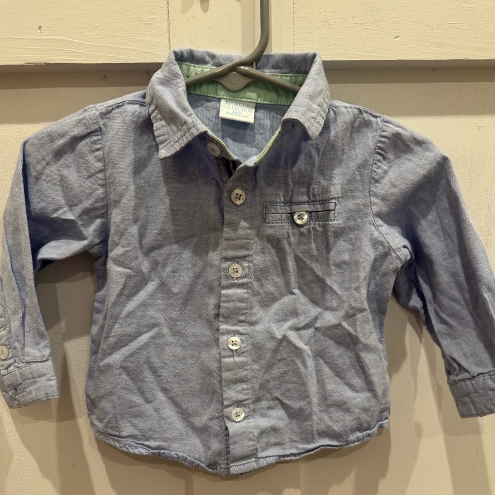Edgehill Collection Light Blue Button Down Shirt